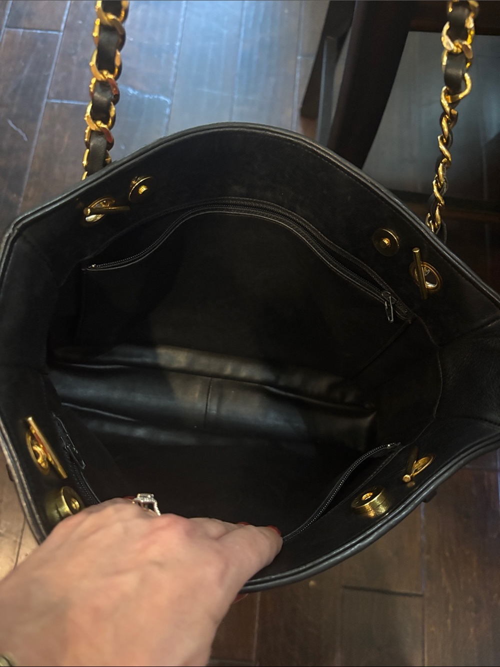 Make an offer!! CHANEL x Karl Lagerfeld Black Quilted Shoulder Or Crossbody Bag! - Picture 10 of 16